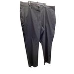 Ashley Stewart  Size 28 Plus Black Flat Front Trousers. New Without Tags. Photo 3