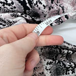 Calvin Klein Snake Skin Print Ruched faux Wrap Midi Dress medium office career Photo 6