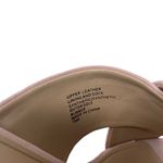 Banana Republic  Sz 7.5‎ M Women's Pink Leather Block Heel Slip On Heel Mules Photo 3