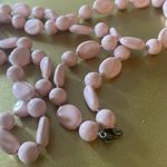 American Vintage Vintage Women’s Light Pink Beaded Necklace w/Clasp Closure, 30 Inches Photo 1