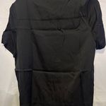 Quince Women’s Short Sleeve Button Up Black SILK Short Size Small Photo 2