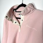 Champion Explorer Soft Long Sleeve Mock Neck Fleece Pullover Sweater Large Pink Photo 1