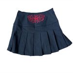 Dolls Kill NWT x DC You Summoned Me Pleated Mini Skirt XS Batman High Rise Punk Photo 2
