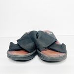 Bzees  Desire Crisscross Platform Wedge Sandal Black Size 9.5 Women’s Photo 1