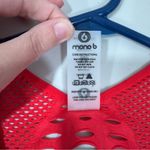 Mono B Scarlet Mesh Activewear Top Size Medium EUC Red Photo 5