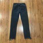 AGOLDE  Jeans Womens 25 Toni Straight Leg Faded Black Denim Distressed Raw Hem Photo 7
