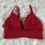 Body Glove Bikini top SENSES OLIVIA TRIANGLE front/back tie CHERRY Size D Cup Photo 12