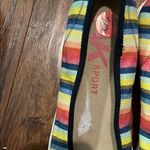 NEW Colorful Striped Women's Shoes Red Size 8 Photo 9