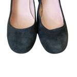 Anna F. Gray Suede Round Toe Velvet Block Heels size 40 US 10 Designer Luxury Photo 3