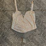 Free People  Silver Glitter Bodysuit Photo 5