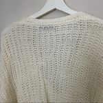SheIn Cardigan Sweater Knit Buttons White Loose Fitting Neutral Casual Trendy Photo 4