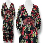 Free People Bohemian Witchy Golden Hour Maxi Dress in Midnight Combo Size XS NWT Photo 6