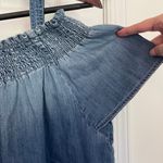 Current/Elliott Madeline Denim Off Shoulder Tunic Photo 3