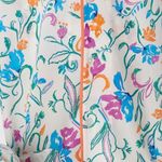 Tanya Taylor  100% Silk Pajama Top Blouse Button Front Shirt Size XS Photo 2