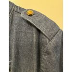 Banana Republic $168 Military NWT Dark Blue Denim Structured Jacket Large Photo 5