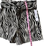 joe's jeans  Calypso Zebra Print High Waist Paper Bag Shorts Photo 9