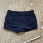 J.Crew Chino Shorts Thick Fabric Navy Blue Size 2 Business Casual Preppy EUC Photo 7