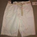 White Stag White belted shorts Photo 0