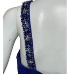 XScape  Dress Womens 10 Purple Shift‎ Beaded One Shoulder Formal Party Black Tie Photo 6