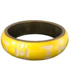 Bohemian Three Yellow White, Brown Black, Brown Bangle Bracelets Photo 10