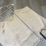 Mango Satin Tank Top flowy womens Cream (size 4xl plus) minimalist contemporary Photo 5