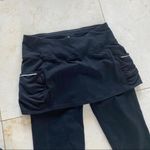 Athleta  Like New Black Capri with Skirt Sz Small Photo 1