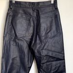 Madewell NWT  The '90s Straight Jean in Coated Midnight Blue Foil NN461 Photo 6