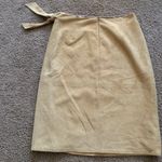 Oscar de la Renta Lamb Suede Skirt Size 6 Y2k Photo 4