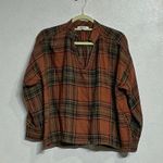 Madewell Chestnut Plaid Highroad Popover Shirt Sz XS Photo 1