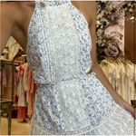 Love Shack Fancy  Kesia Lace Cutout Mini Dress White Size Small Coquette Feminine Photo 1