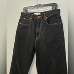 Slvrlake London High Rise Straight Jeans in Night Flight Black Size 31 Photo 4