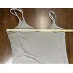 Maxi Ribbed Body Con Dress Women XL Neutral Coquette Soft Flattering Western Photo 3