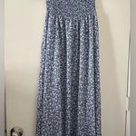 SheIn  Flower print blue long‎ dress Photo 3