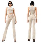 I am gia I.AM.GIA Amina Pant Tan Burnout Photo 1