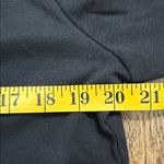 Nic+Zoe Black V-Neck Top with Gold Button Accents Photo 3