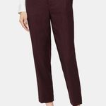 Ann Taylor  Lindsay Dress Pants Womens Sz 4 Chocolate/ Dark Brown Straight Ankle Photo 0