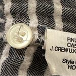 Madewell BELOVED PULLOVER SLIP IT ON GREY WHITE STRIPED LONG SLEEVE SHIRT XS Photo 7