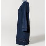 J.Crew Women’s Large Black Cotton Crochet Trim Tunic Dress Coverup Boho Resort Photo 9