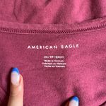 American Eagle Soft&Sexy Maroon T-Shirt X-Small Photo 2