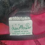 Vintage Nani Flower Black & Pink Teddy & Garter (L) Size L Photo 4