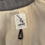 Union Satin Short Sleeve Fitted Blazer Size Small Grey Gray Photo 1