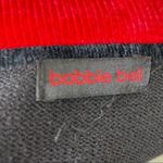 Vintage Bobby bell embroidered cardinal bird holly Christmas sweater med Red Photo 4