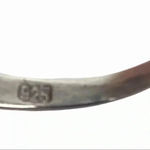 925 TOE RING XS STERLING SILVER BUTTERFLY STONE OPEN PERFECT FIT ACCESSORY Photo 2