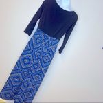 Bob Mackie Harlequin Mosaic Print Maxi Dress Size XS Photo 1