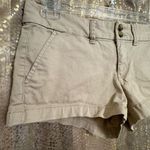 American Eagle Y2K 2000s  Outfitters Low Rise Shortie Khaki Shorts Size 6 Photo 5