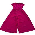 J.Crew Jumpsuit Womens Size 4 Pink Wide Leg Drapey Open Back Career Casual Photo 0