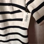 Old Navy Black and White Stripe Crew Neck Sheath Zipper Back Dress Sz M Photo 1