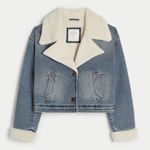 Hollister Denim Jacket-Sherpa Photo 0