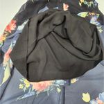 LPA  Button Up Midi Dress in Midnight Roses  Medium Photo 5