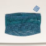 Free People NWT Scalloped Lace Bandeau in Ocean Size Small Photo 3